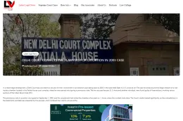 Delhi Vakil Delhi Vakil — Delhi court convicts two lawyers in extortion case